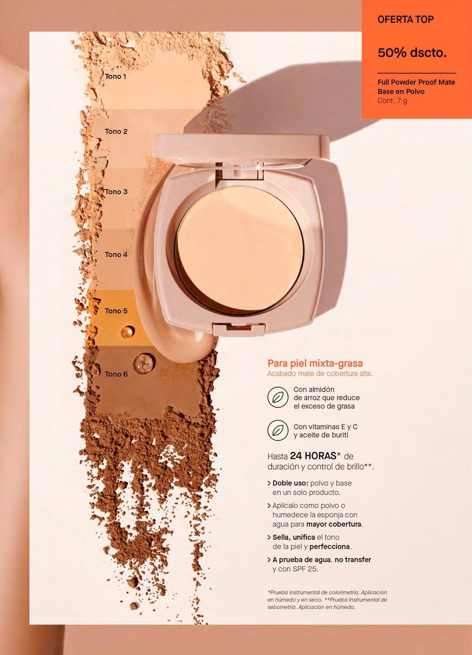 Full Powder Proof Mate Base en polvo - Imagen 2