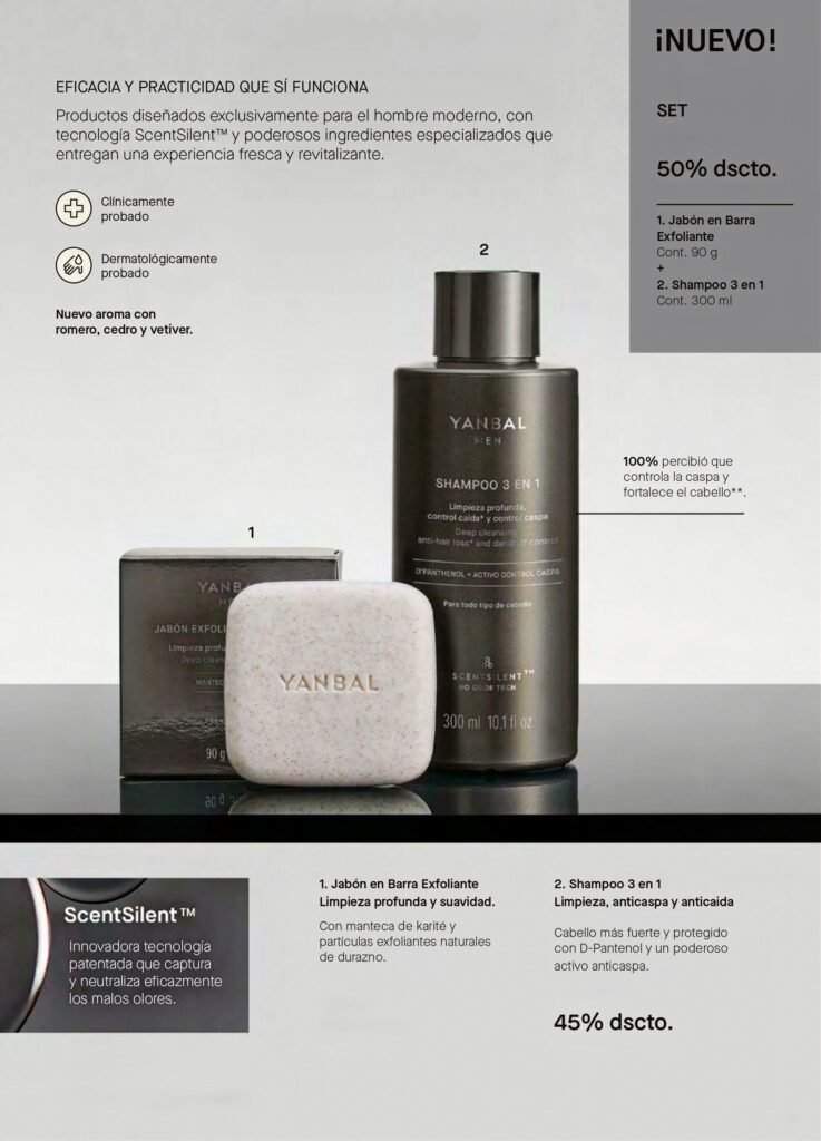 Set Jabón + Shampoo 3 en 1