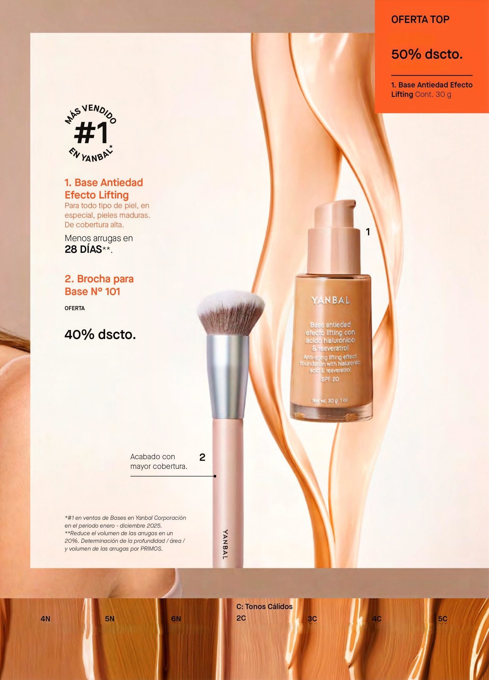 Antiedad Corrector y Base de Maquillaje - Imagen 2