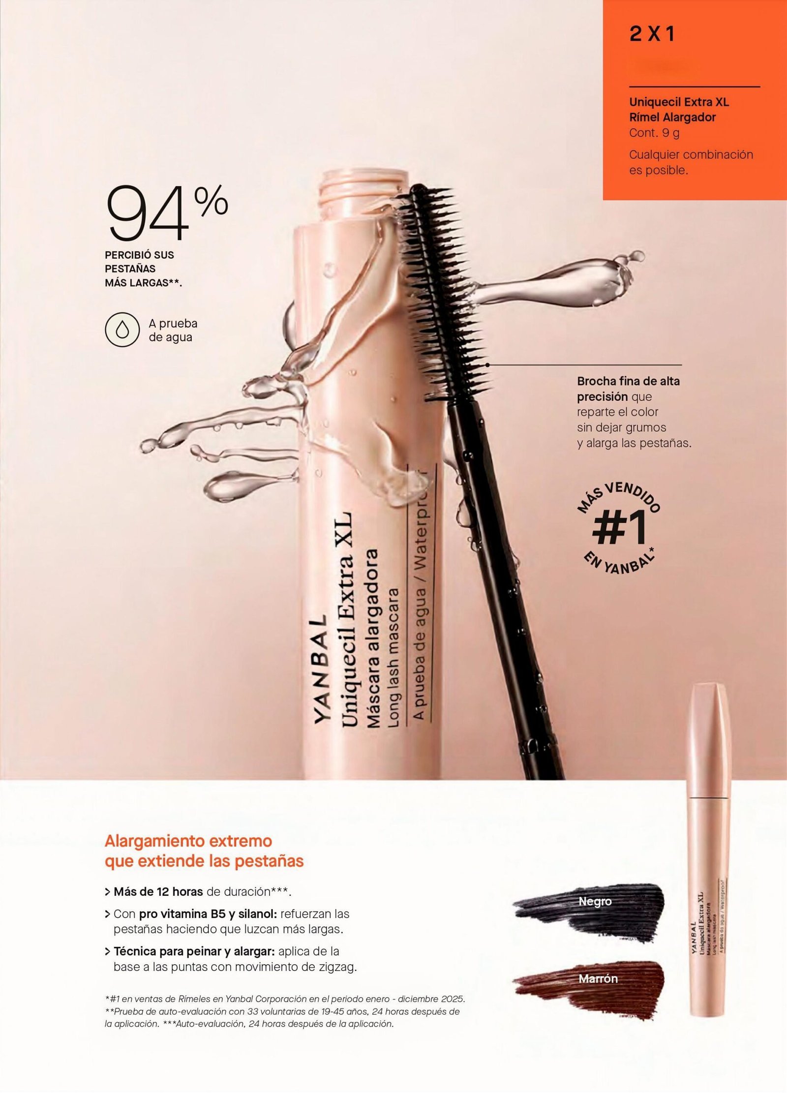 Uniquecil Extra XL Mascara - Imagen 2